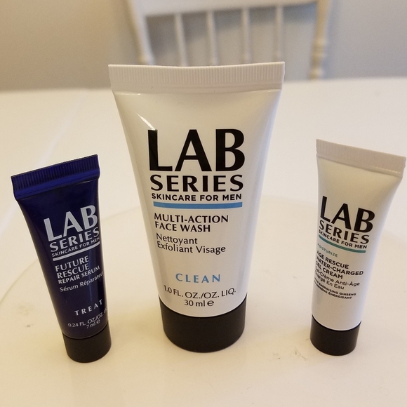 New Lot Bundle 3 Lab Series Skin Care Face Wash Serum Cream - Picture 1 of 7